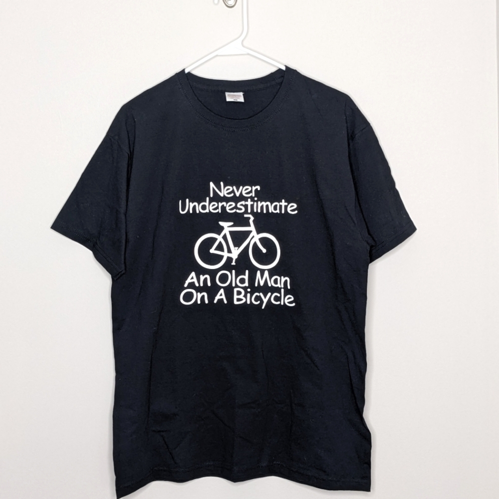 NWOT Old Man Bike Bicycle Short Sleeve Shirt L
